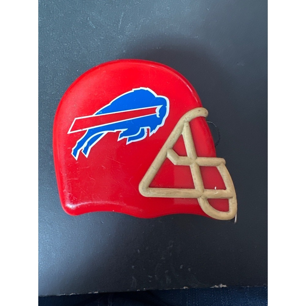 Buffalo Bills Red Helmet Tape Measure 6 Ft Made In Taiwan Vintage Collectible